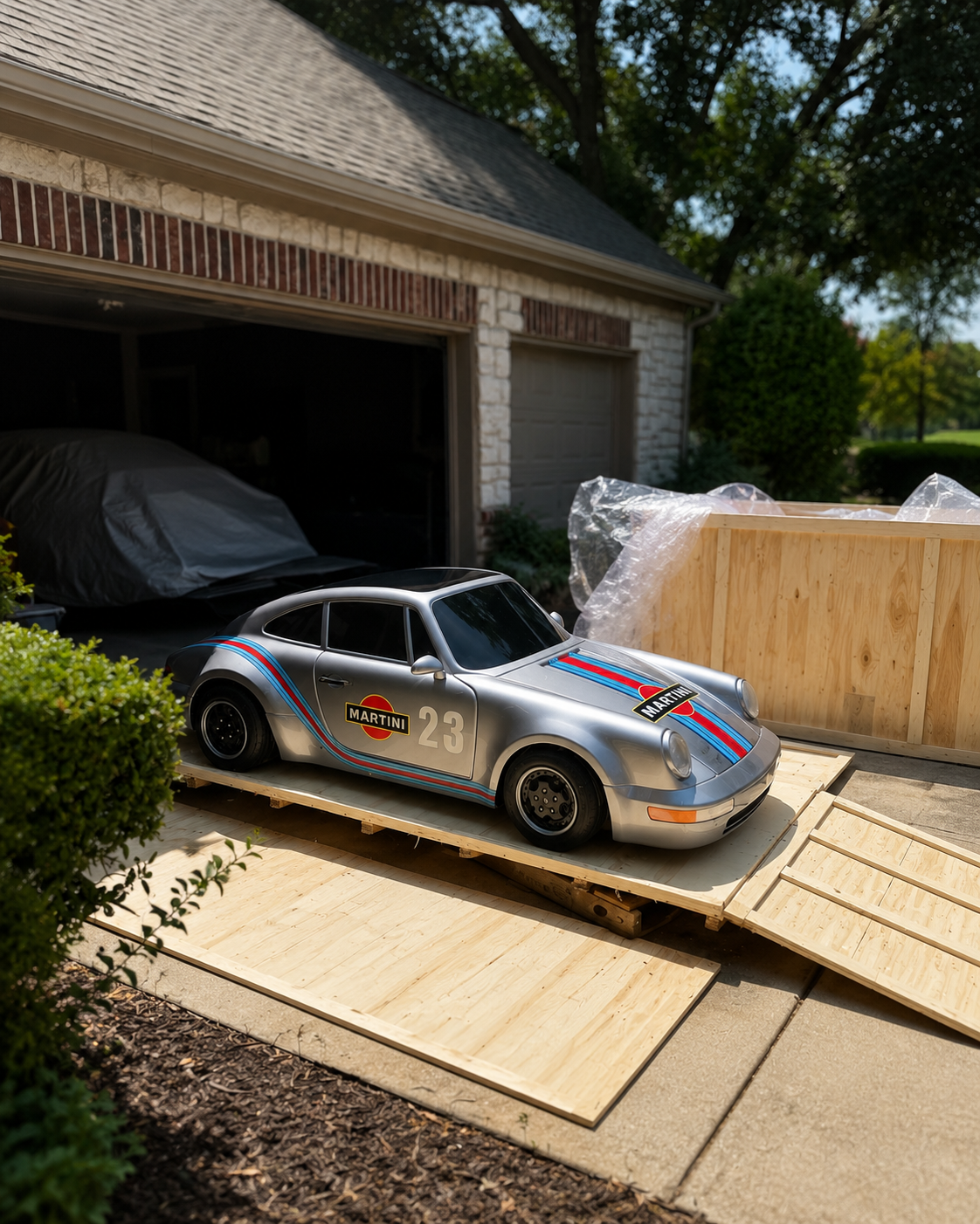 GD KART vehicle received and unpacked at a customer location